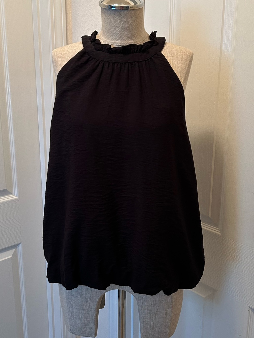 🌀NWT DKNY Black Halter Neck Sleeveless Top